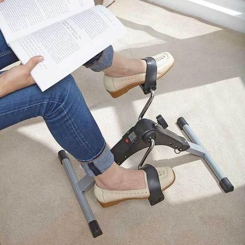 Mini Pédalier Fitness – Exercice Doux pour Jambes & Bras, Partout et à Tout Âge !