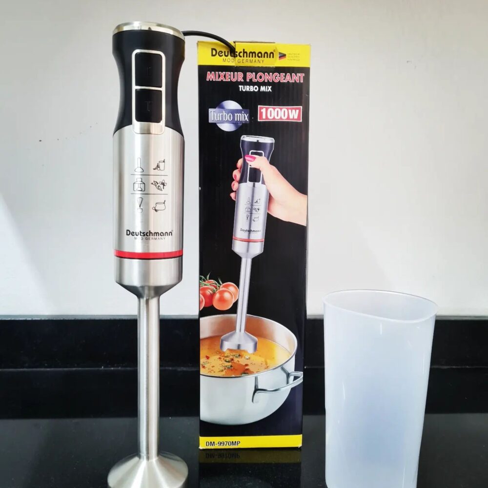 "Mixeur Haute Puissance 1000W avec Design Allemand – Polyvalent, Pratique et Facile à Nettoyer"