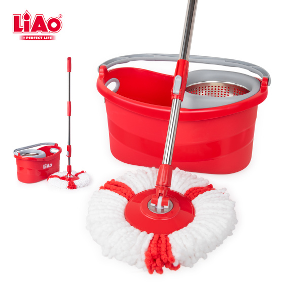 Kit Balai Rotatif avec Seau Essoreur – Nettoyage Sans Effort