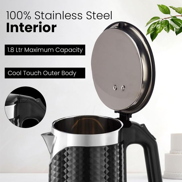 Bouilloire Électrique 1.8L – Design Moderne & Acier Inoxydable