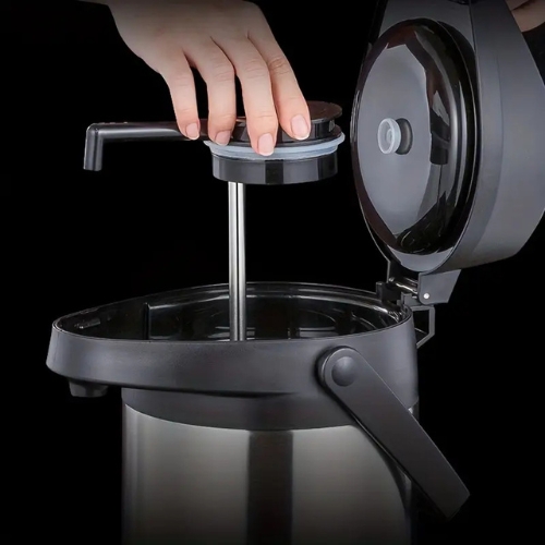 Thermos Inox 3L avec Pompe – Conservation 24h Chaud/Froid et Service Facile