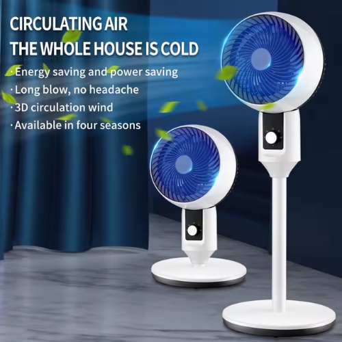 Ventilateur sur Pied Inclinable – 3 Vitesses, Design Stable et Silencieux