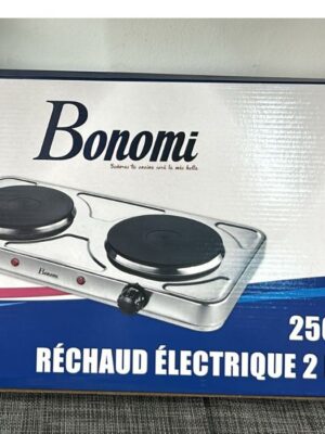 Réchaud Électrique 2 Feux 2500W Performance et Polyvalence pour Votre Cuisine !