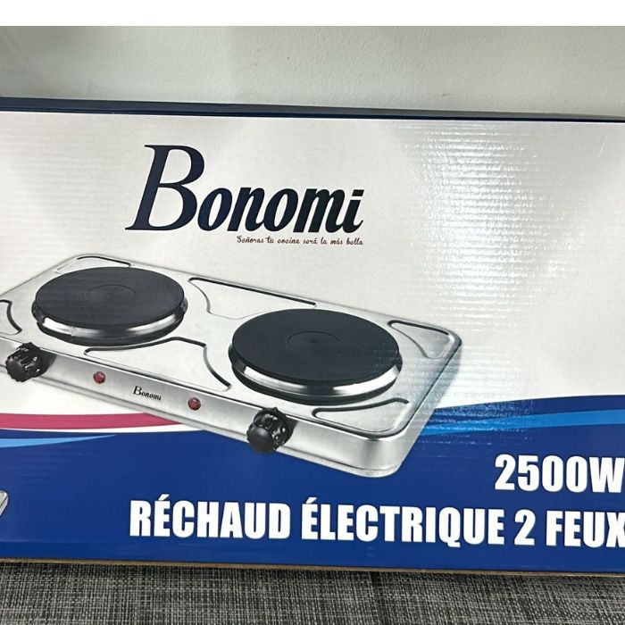 Réchaud Électrique 2 Feux 2500W Performance et Polyvalence pour Votre Cuisine !