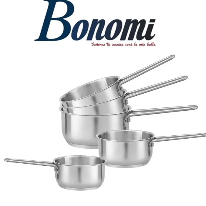 Set de 5 Casseroles En Inox De Haute Qualité