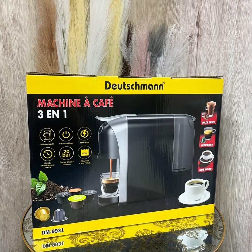 Machine à Café Deutschmann  – L’Expérience Barista 3 en 1 à Domicile