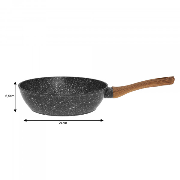 Set de 3 Poêles ERESS Antiadhésives Élégantes et Performantes