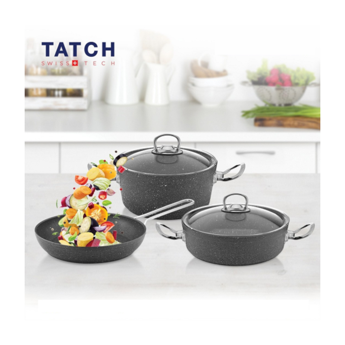 Set de cuisson tatch Granite – 3 pièces