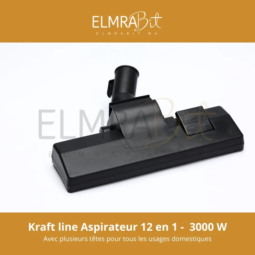 KRAFTLine Aspirateur 12-en-1 – 3000W, Léger & Puissant (6m de câble)