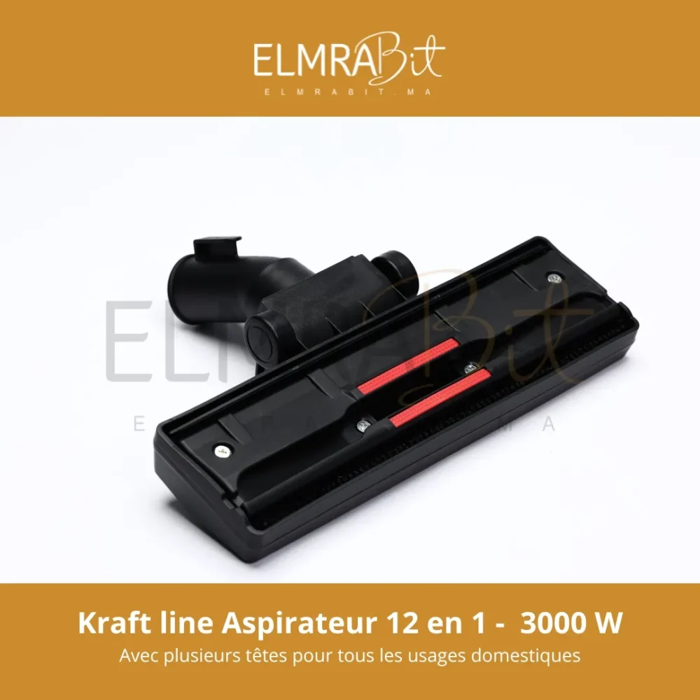 KRAFTLine Aspirateur 12-en-1 – 3000W, Léger & Puissant (6m de câble)