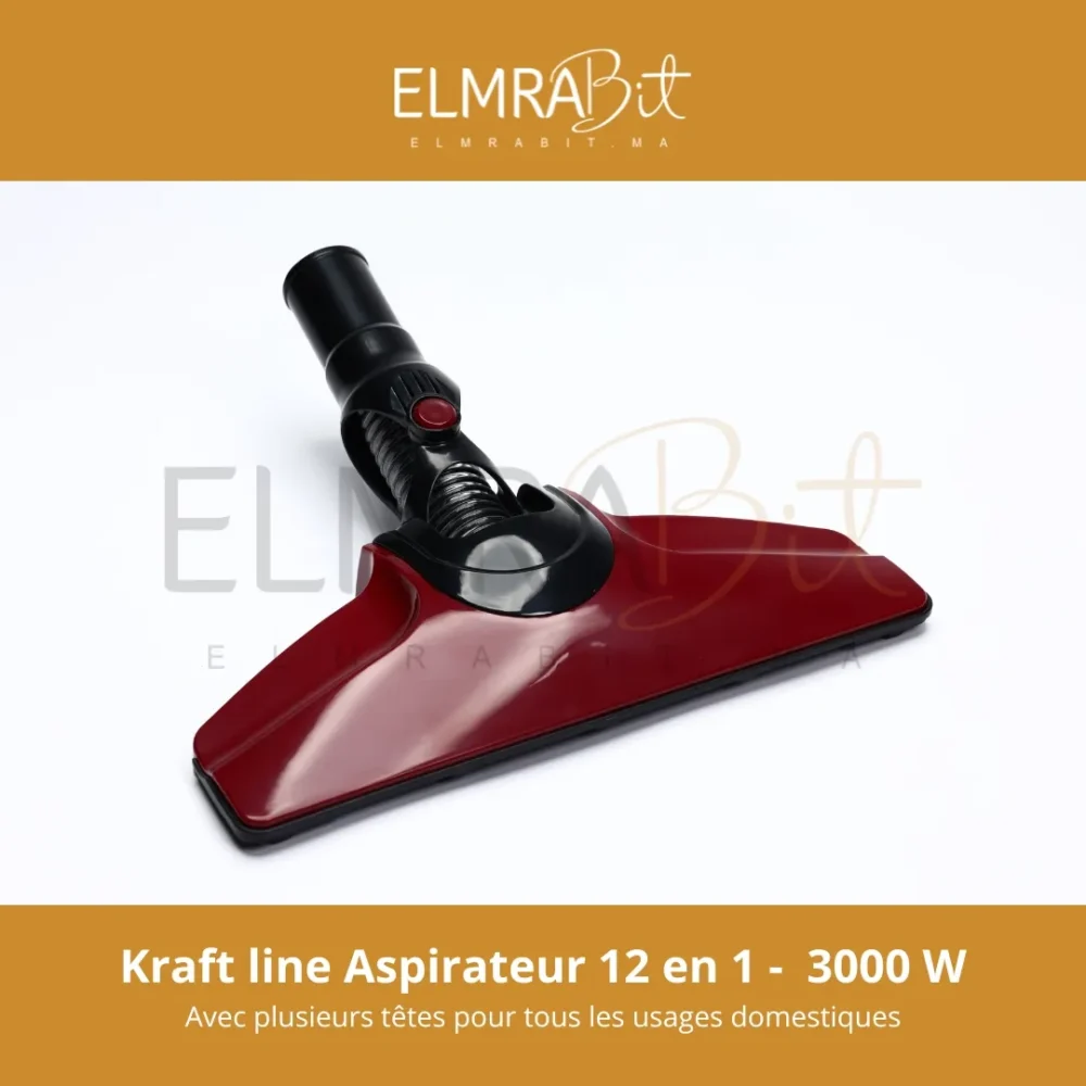 KRAFTLine Aspirateur 12-en-1 – 3000W, Léger & Puissant (6m de câble)