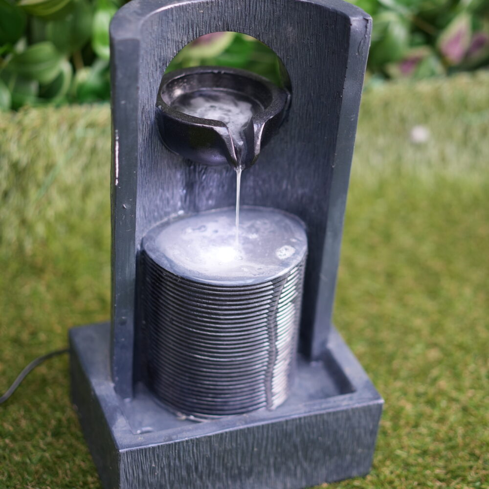 Fontaine Décorative Moderne avec LED | Ambiance Zen & Élégante
