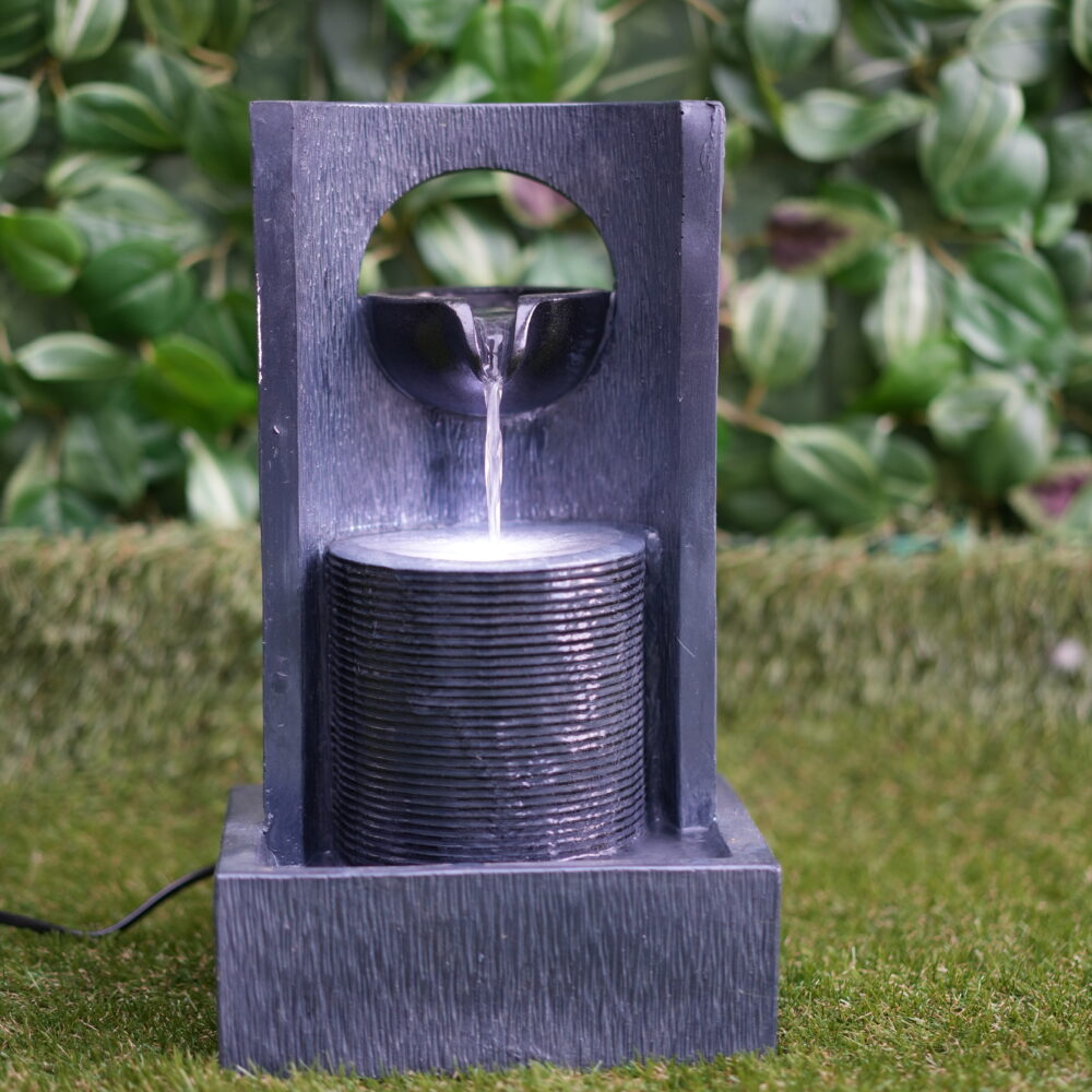 Fontaine Décorative Moderne avec LED | Ambiance Zen & Élégante