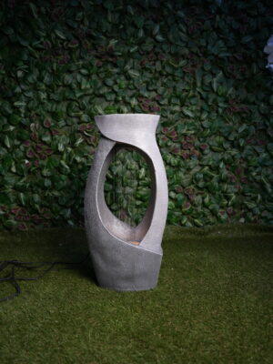 Fontaine Décorative Moderne avec LED – 30×21×63 cm | Design Élancé & Ambiance Zen