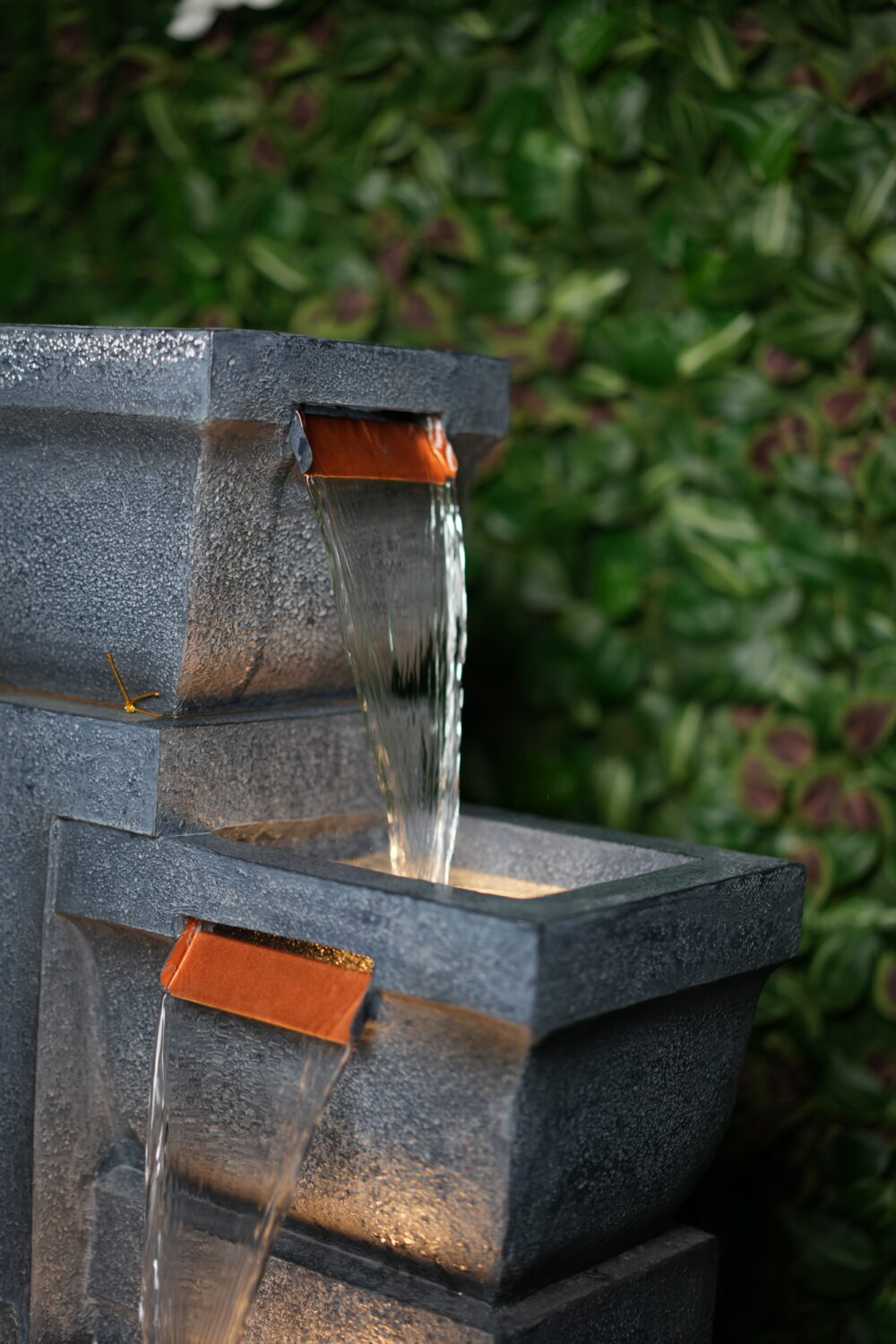 Fontaine Décorative à 4 Niveaux avec LED – 48×48.5×107 cm | Design Moderne & Relaxant