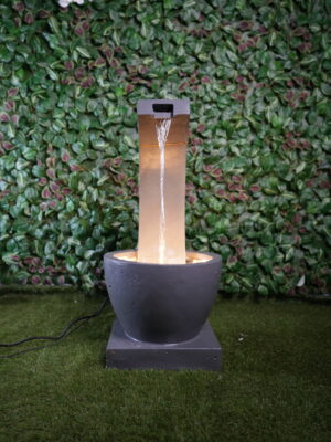 Fontaine Décorative Moderne en Arc avec LED | Élégance Minimaliste & Ambiance Zen